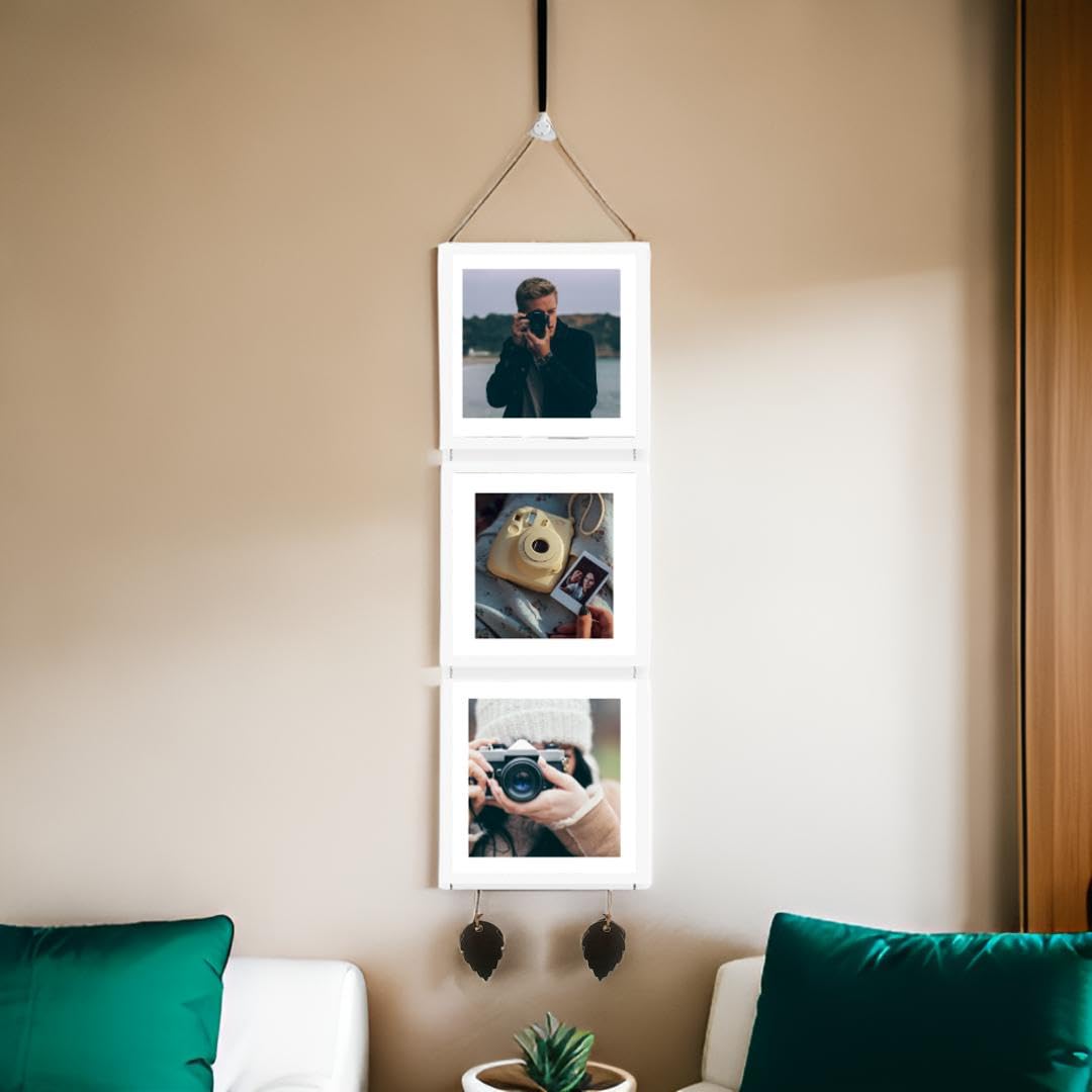 Dev Aastha | Hanging Photo Frame | Pack of 3 - Hanging photo frames