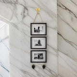 Pack of 3 hanging photo frames, 5x7 inches, durable design, elegant finish by Dev Aastha.