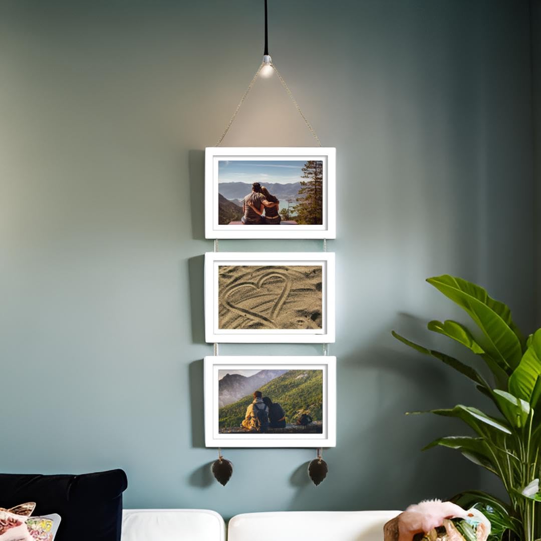 Dev Aastha | Hanging Photo Frame | Pack of 3 - Hanging photo frames
