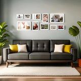 Dev Aastha Photo Frame for Wall | Family Photo Frame| Wall Decor Items for Home Decor & Wedding Gift for Couples | Pack-10