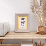 Dev Aastha 3D Tabletop Photo Frame | Home Decor Office Bedroom Decor Photo Frame Items | Aesthetic Anniversary Birthday Wedding Marriage Couple Gifts | 5*7 Inch Size | Type 3 : Beige