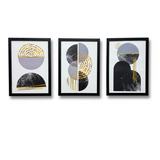 Dev Aastha Premium Digital Paintings with Frame | Home Decoration Items for Living Room | Wall Decor Items | Painting for Living Room Bedroom | Pack of 3