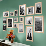 Dev Aastha Photo Frame For Wall | Wooden Frames For Wall Decor | Rectangular Photo Frame For Home/Office | Pack-16