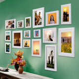 Dev Aastha Photo Frame For Wall | Wooden Frames For Wall Decor | Rectangular Photo Frame For Home/Office | Pack-16